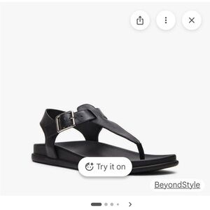 Blondo Niomi Black Ankle Strap Sandals